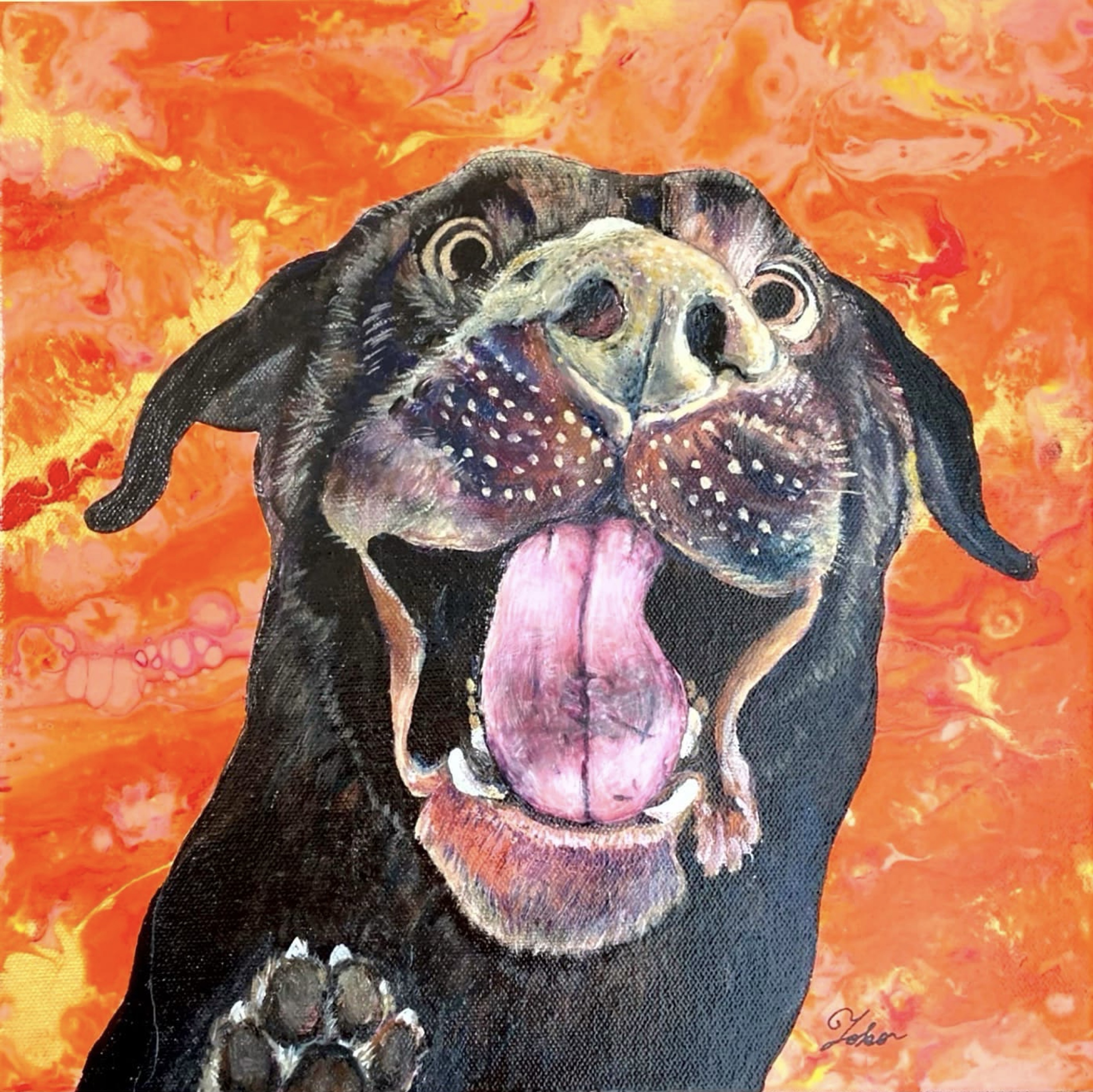 EGGNWORKS エッグンワークス ツクルヒトタチ博in京都文化博物館2025 はしゃぐ犬 珱子