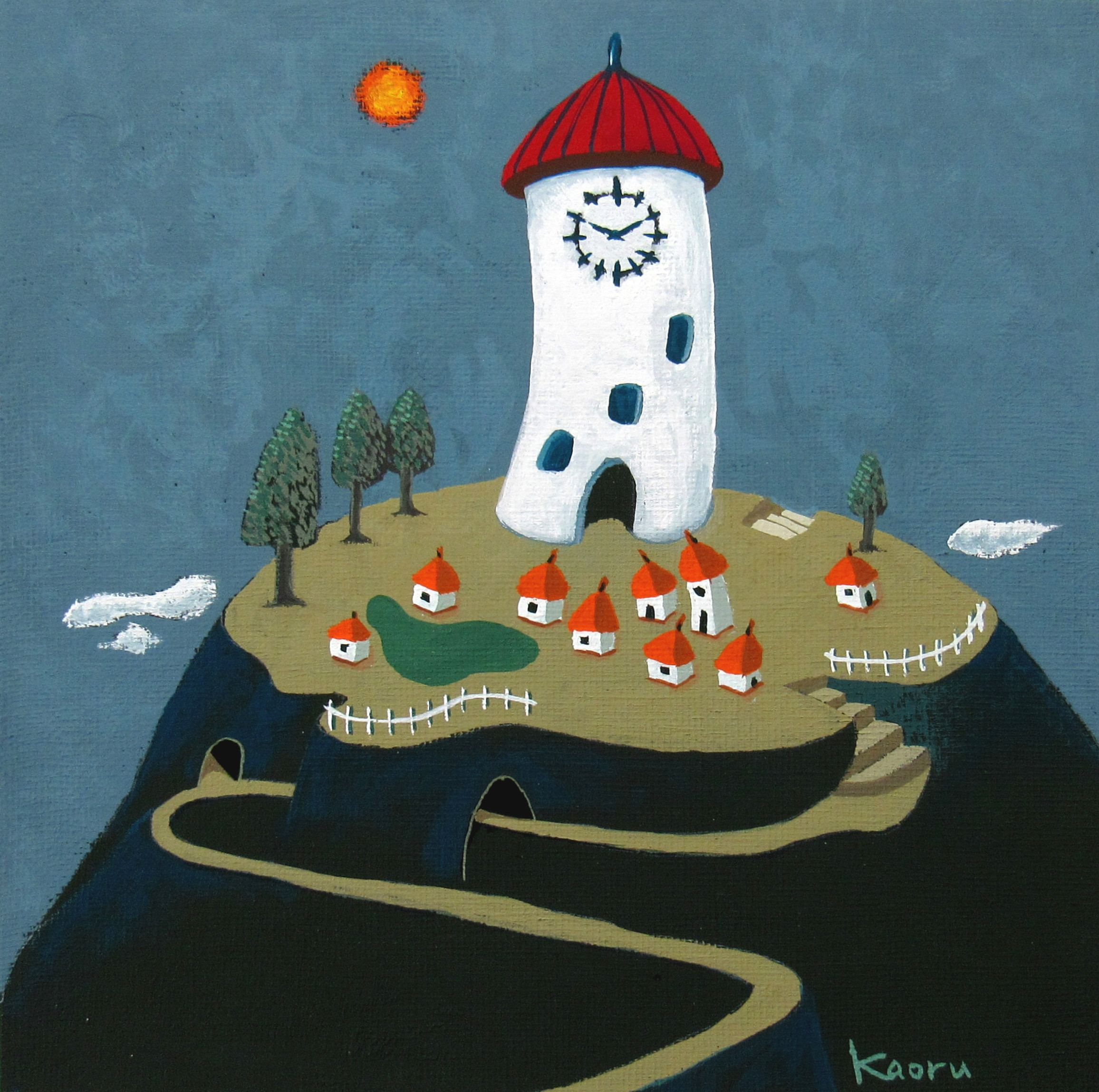 EggnWorks Museum エッグンワークス ミュージアム 大きな時計台の有る村　