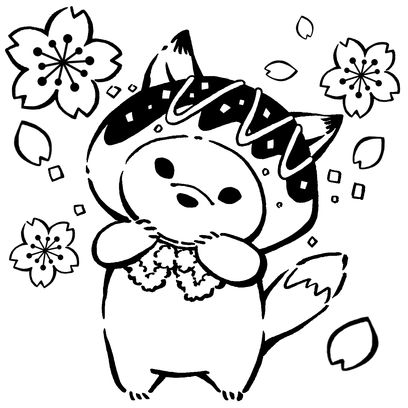 EggnWorks Museum エッグンワークス ミュージアム たこずきんちゃん桜卯月小春