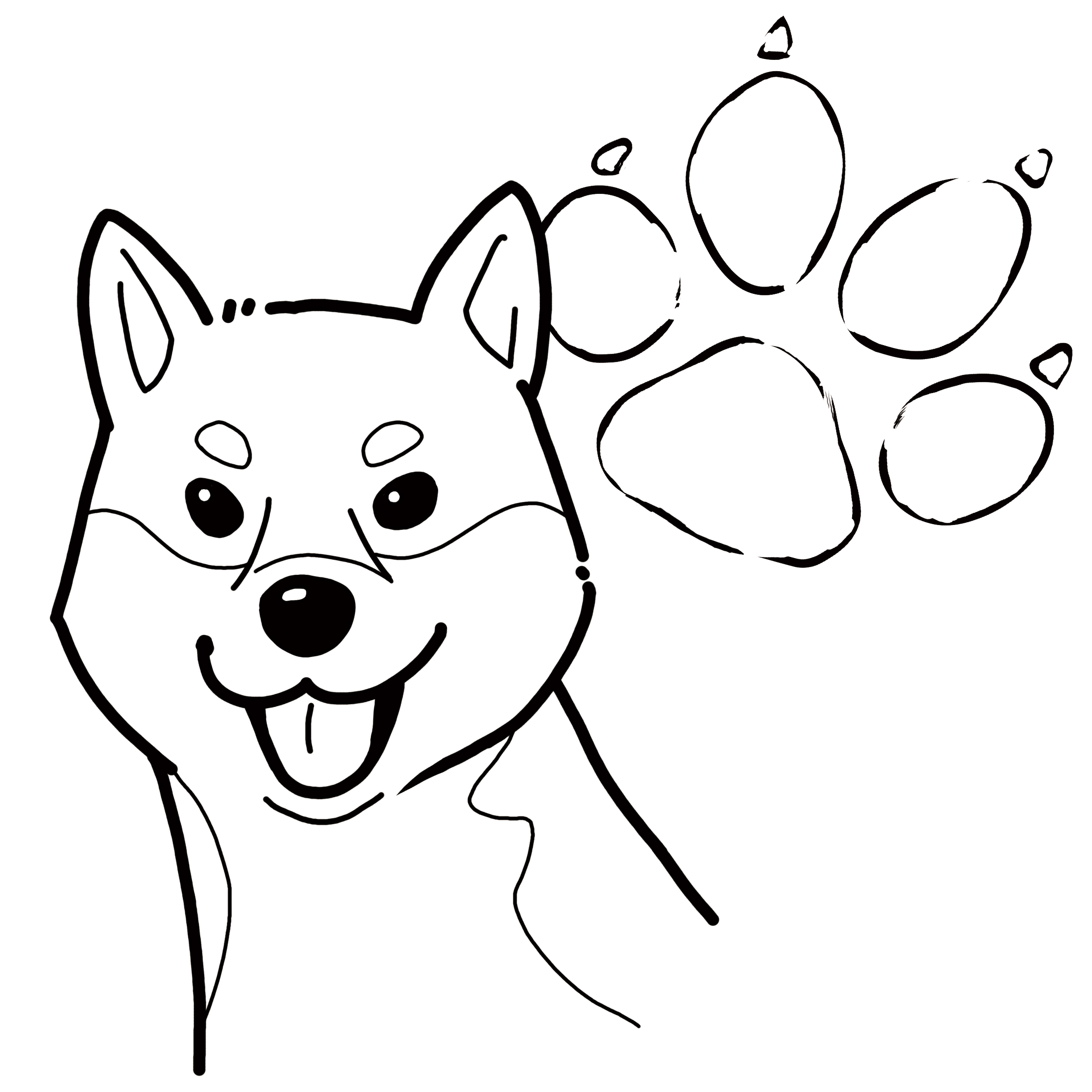 EggnWorks Museum エッグンワークス ミュージアム 柴犬（足あと）kuri
