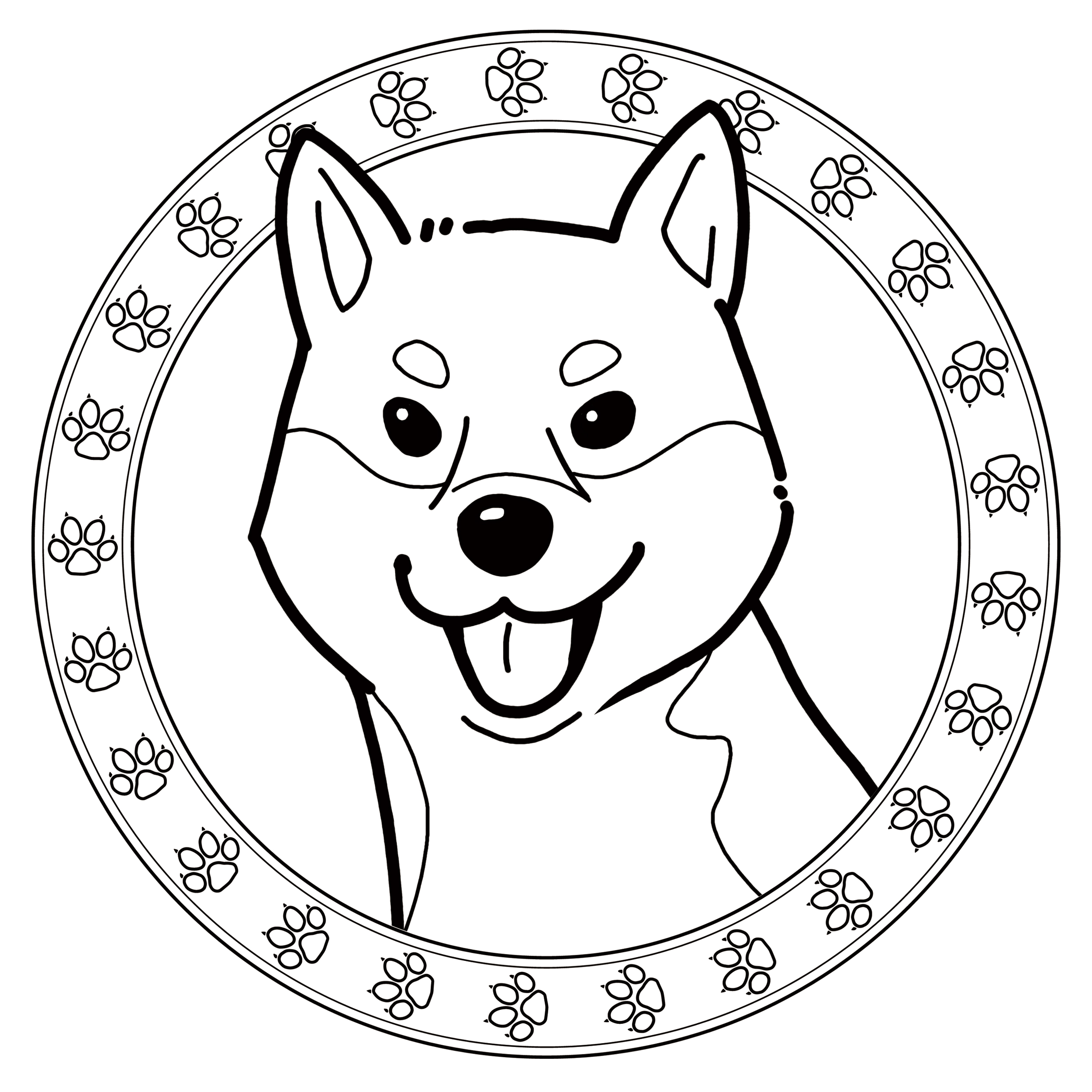 EggnWorks Museum エッグンワークス ミュージアム 柴犬（枠飾り）kuri