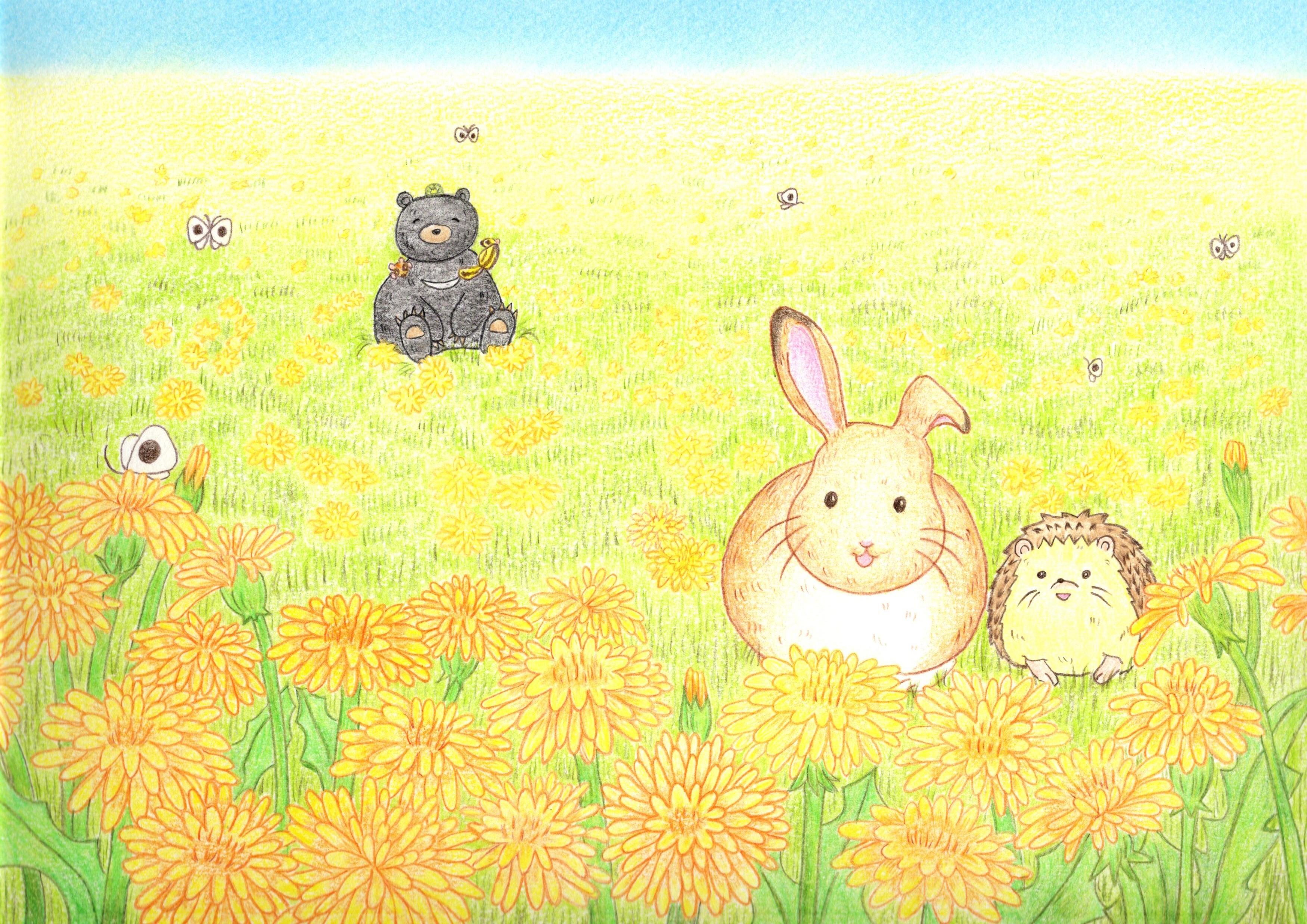 EggnWorks Museum エッグンワークス ミュージアム たんぽぽ畑で