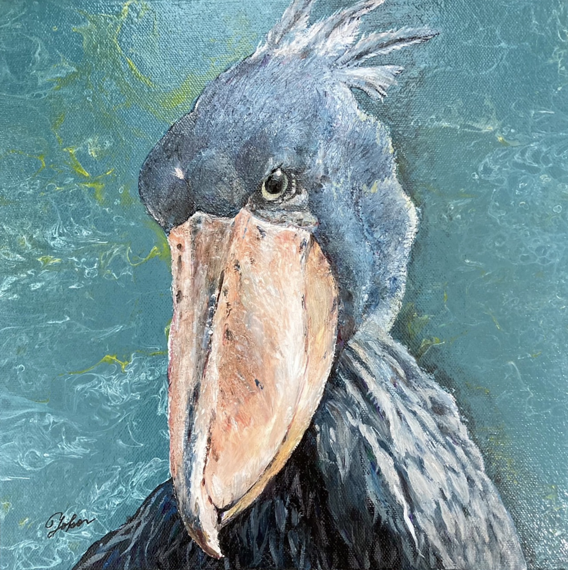 EGGNWORKS エッグンワークス ツクルヒトタチ博in京都文化博物館2025 ドヤ顔ハシビロコウ 珱子