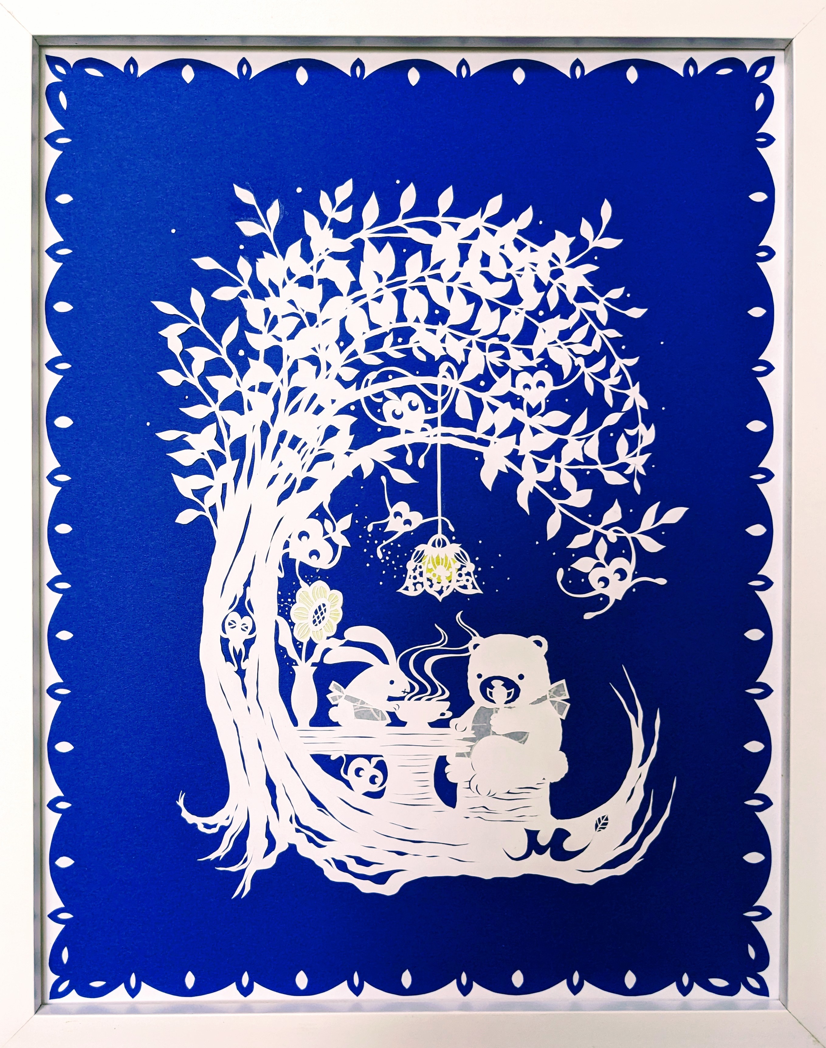 EggnWorks Museum エッグンワークス ミュージアム 切り絵【召し上がれ】
