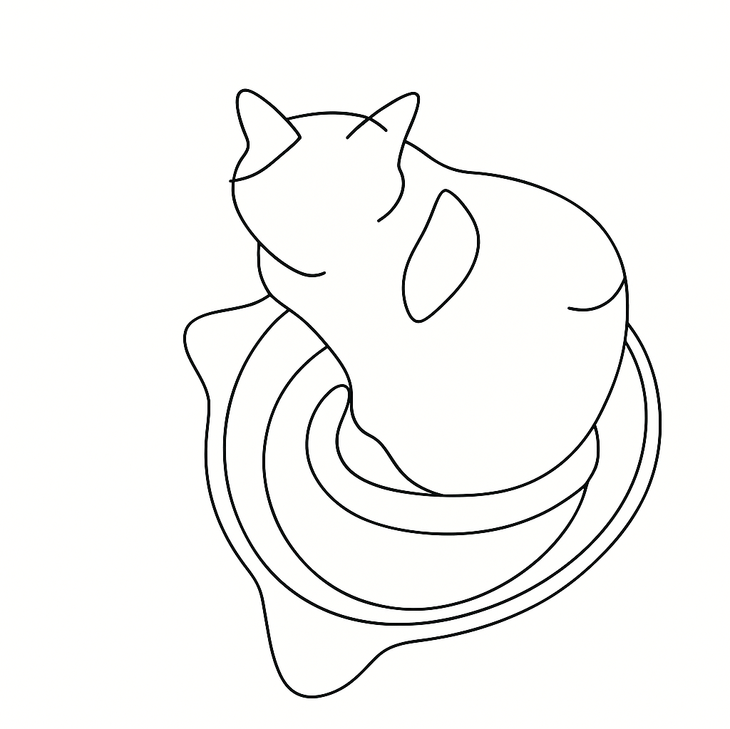 EggnWorks Museum エッグンワークス ミュージアム 猫ネコの入れ物に入る