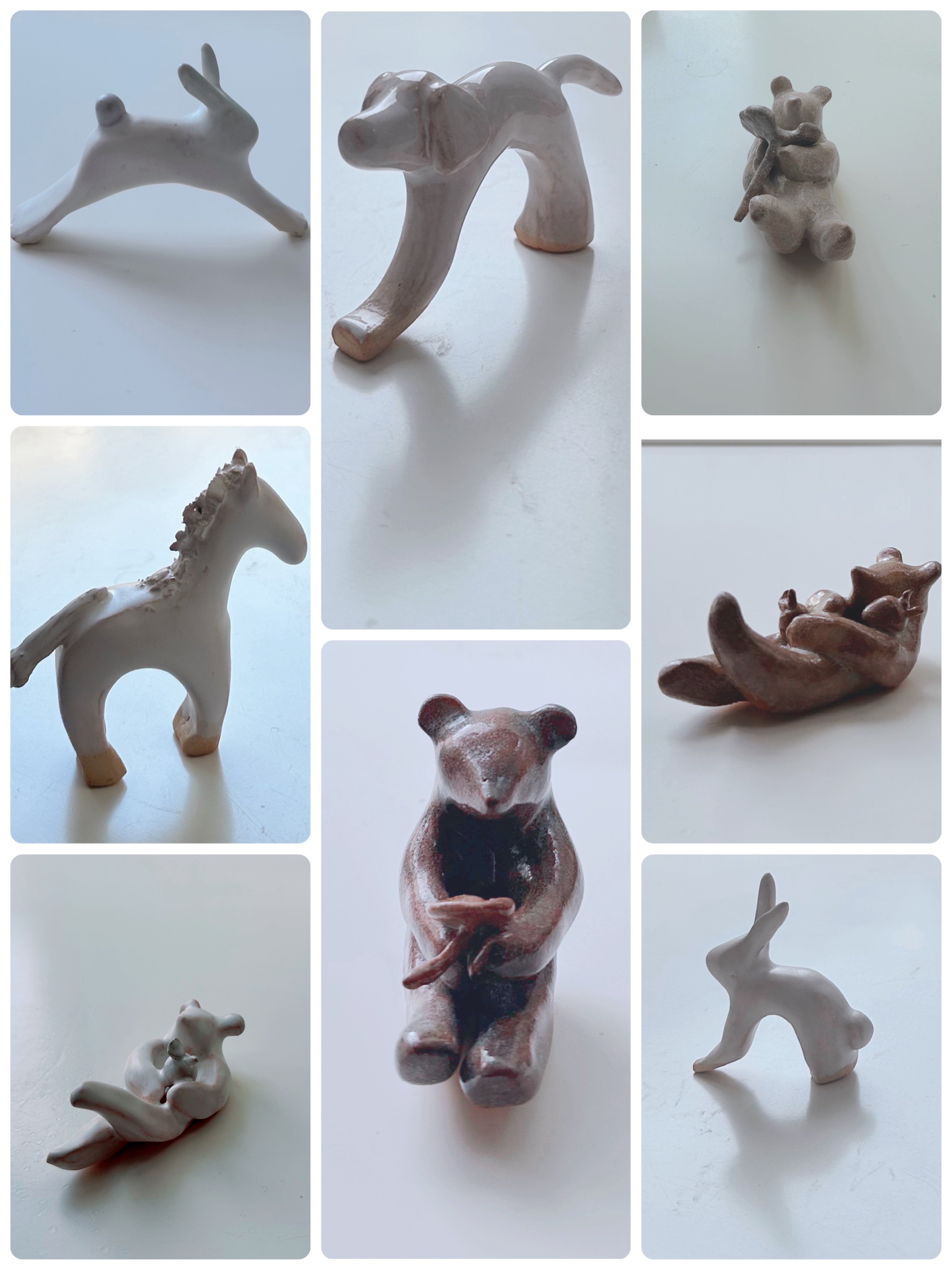 EGGNWORKS エッグンワークス ツクルヒトタチ 陶器の置物、植木鉢　pottery SU