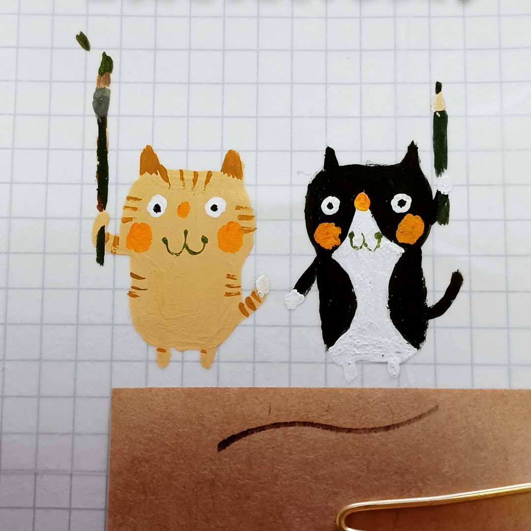 EggnWorks Museum エッグンワークス ミュージアム ミニart〜小さな手描きイラスト〜西岡実佐季