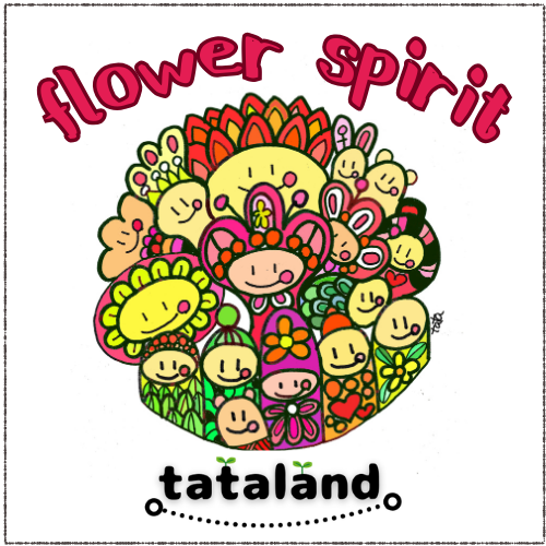 全国デザイン選手権　ポストカード　ステッカー　ツクルヒトタチ博in京都文化博物館2025 EggnWorks Museum エッグンワークス ミュージアム 誕生花の精霊たちtata