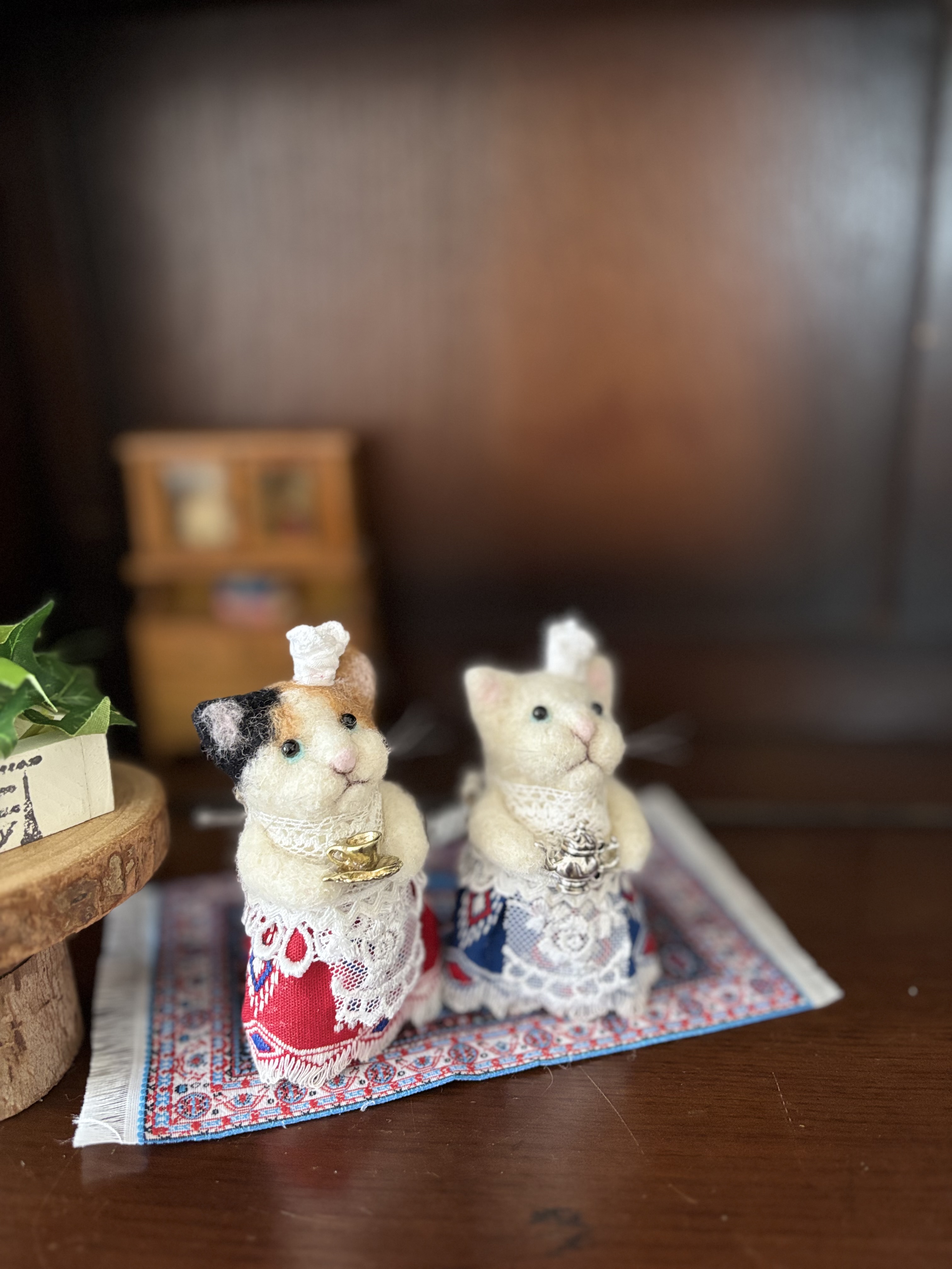 ツクルヒトタチ博in京都文化博物館2025 EggnWorks Museum エッグンワークス ミュージアム 羊毛フェルトのお人形ねことひつじ