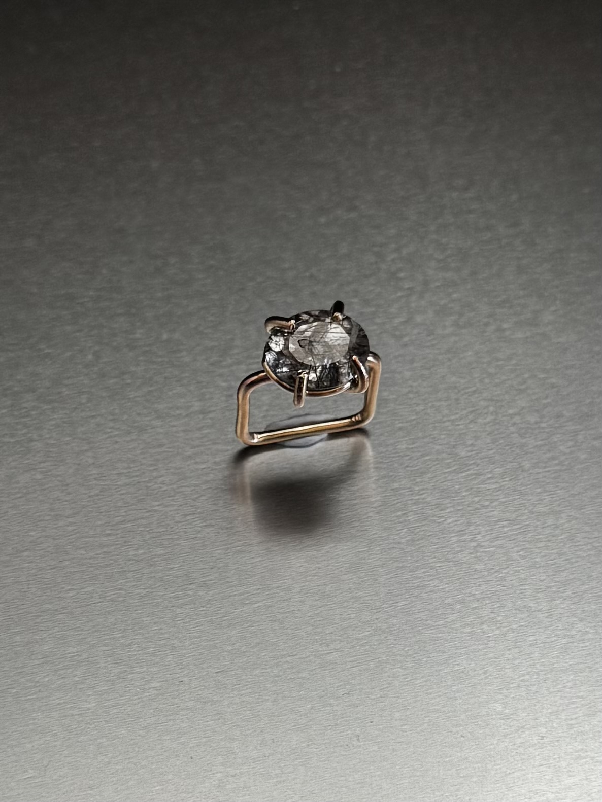 EggnWorks Museum エッグンワークス ミュージアム blacktourmaline in quartz/ring