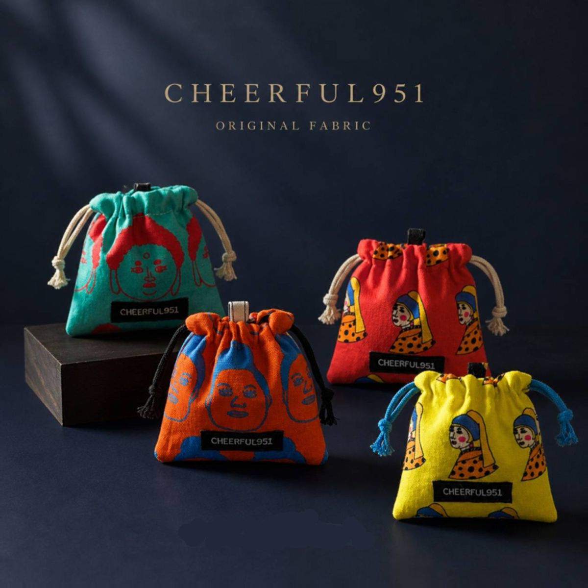EggnWorks Museum エッグンワークス ミュージアム かぶらない、私の巾着。CHEERFUL951