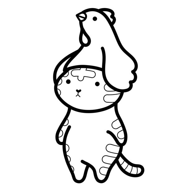 EggnWorks Museum エッグンワークス ミュージアム 何かになれる帽子〜ニワトリnekowacat