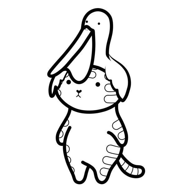 EggnWorks Museum エッグンワークス ミュージアム 何かになれる帽子〜ペリカンnekowacat