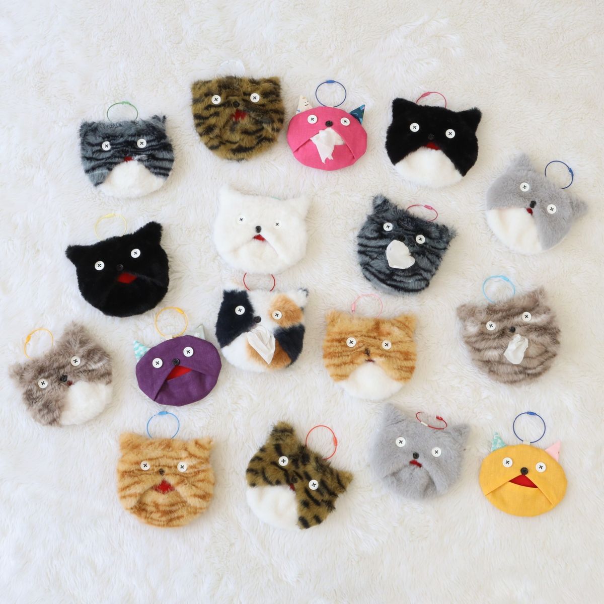 EggnWorks Museum エッグンワークス ミュージアム 猫のエクトプラズムティッシュケースun peu