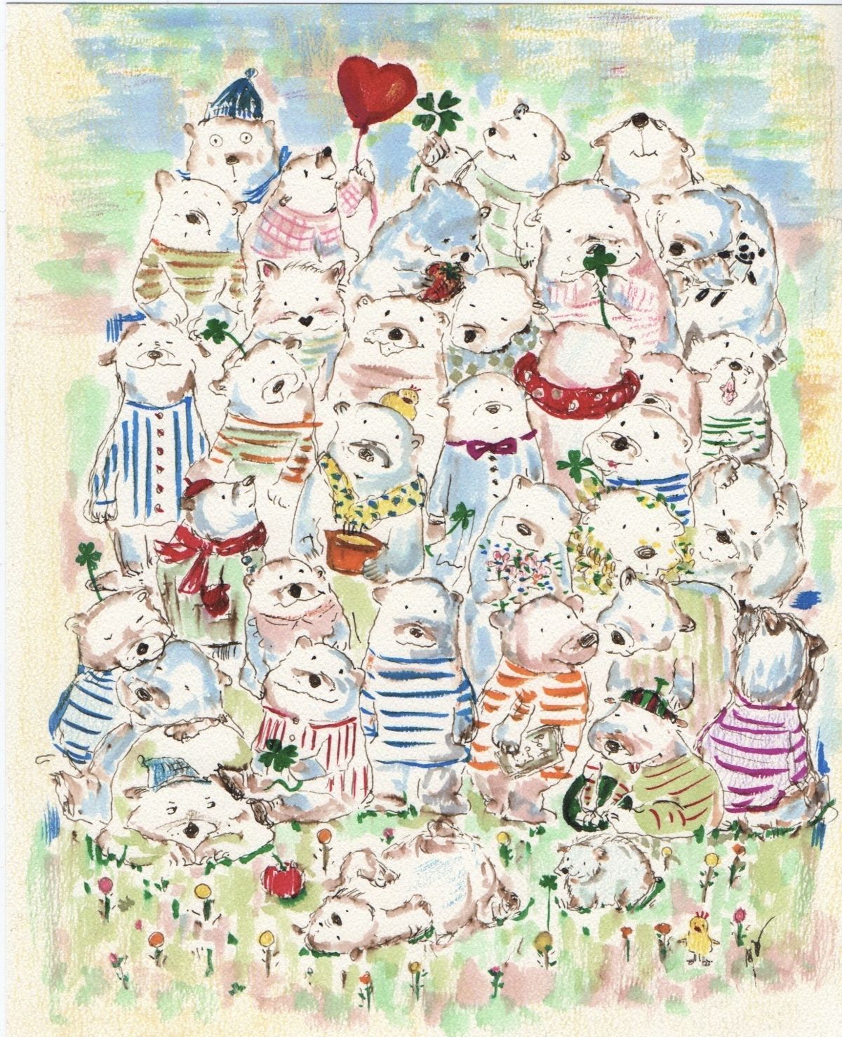 EggnWorks Museum エッグンワークス ミュージアム しろくまにかくれんぼ〜ハートの白犬さん見つけて〜
