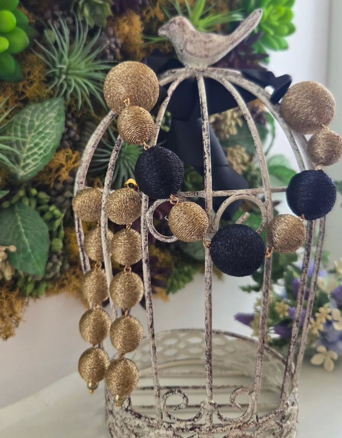 EggnWorks Museum エッグンワークス ミュージアム ボンボンアクセサリー　ツイードアクセサリーJoliJolie